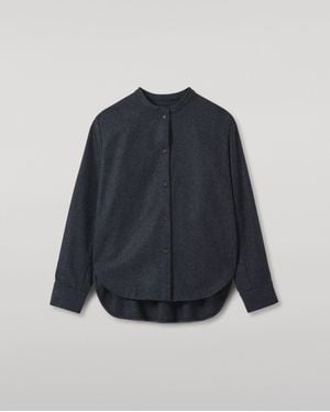 Johnstons of Elgin Etain Dark Shirt - Blue