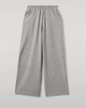 Johnstons of Elgin Coll Light Cashmere Trouser - Blue