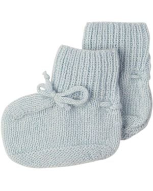 Johnstons of Elgin Cashmere Booties - Blue