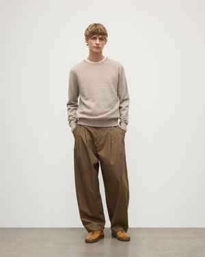 Johnstons of Elgin Tiree Natural Donegal Cashmere Jumper