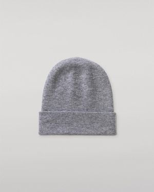 Johnstons of Elgin Braemar Cashmere Beanie - Grey