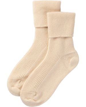 Johnstons of Elgin Cashmere Socks - White