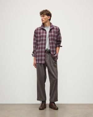 Johnstons of Elgin Capercaillie Plaid Overshirt - Multicolor