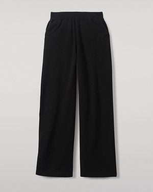 Johnstons of Elgin Wide Leg Cashmere Trousers - Blue