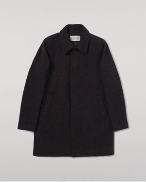 Johnstons of Elgin Wool Car Coat - Blue