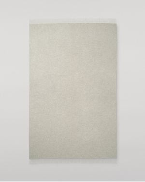 Johnstons of Elgin Reversible Light & Cashmere Bed Throw - Grey