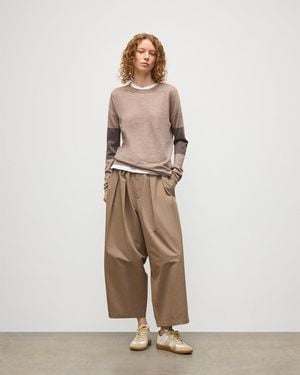 Johnstons of Elgin Euna Superfine Cashmere T-Shirt - Natural