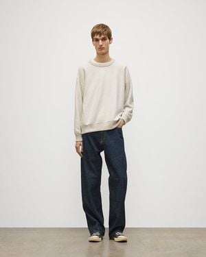 Johnstons of Elgin Liddell Cashmere Sweatshirt - White