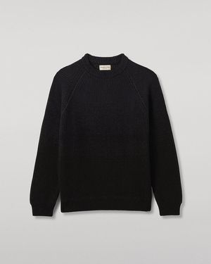 Johnstons of Elgin Pioneer Ombre Cashmere Jumper - Blue