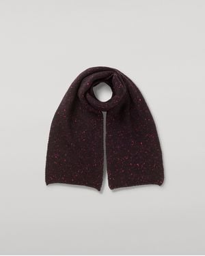 Johnstons of Elgin Tiree Donegal Cashmere Scarf - Red