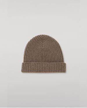 Johnstons of Elgin Lovat Cashmere Hat - Brown