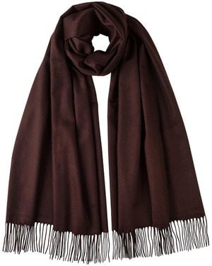 Johnstons of Elgin Chocolate Cashmere Stole - Brown