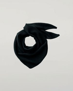 Johnstons of Elgin Reel Cashmere Bandana - Black