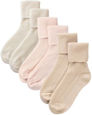 Johnstons of Elgin Cashmere Lounge Socks Gift Set - White