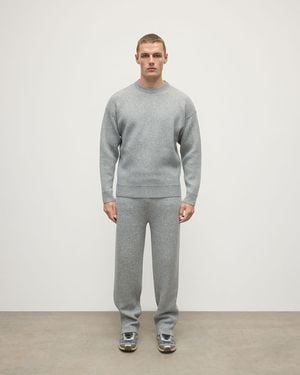 Johnstons of Elgin Double Face Light Sweatshirt - Grey