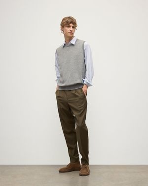 Johnstons of Elgin Lennox Cashmere Sleeveless Tank - Grey