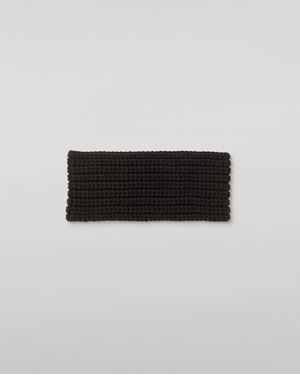 Johnstons of Elgin Whittle Cashmere Headband - Black