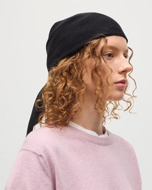 Johnstons of Elgin Reel Cashmere Bandana - Black