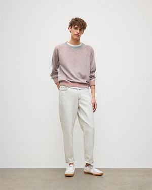 Johnstons of Elgin Beach Cashmere Sweatshirt - White