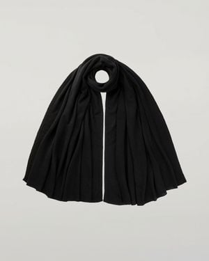 Johnstons of Elgin Gauzy Cashmere Travel Stole - Black