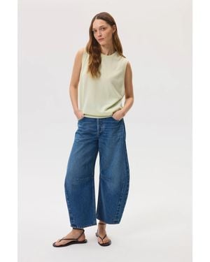 Johnstons of Elgin Light Cashmere Tank - Blue