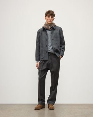 Johnstons of Elgin The Weavers Tartan Jacket - Gray