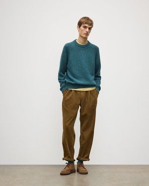 Johnstons of Elgin Fyfe Cashmere Sweater - Blue