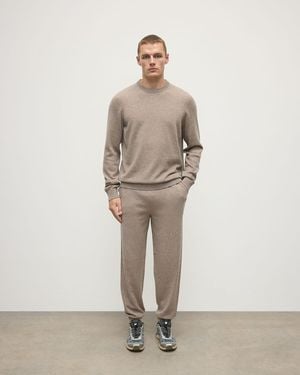 Johnstons of Elgin Cashmere Crew Jumper - Natural