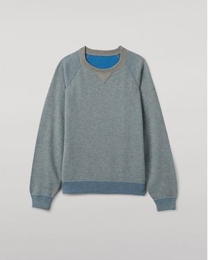 Johnstons of Elgin Beach Cashmere Sweatshirt - Blue