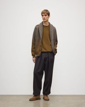 Johnstons of Elgin Pioneer Shawl Collar Cashmere Cardigan - Natural