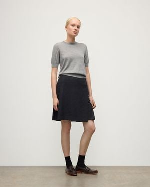 Johnstons of Elgin Honour Superfine Cashmere T-Shirt - White