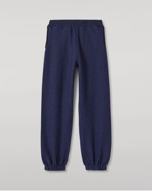Johnstons of Elgin Reel Cashmere Trousers - Blue