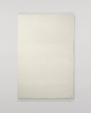 Johnstons of Elgin Plain Cashmere Throw - White