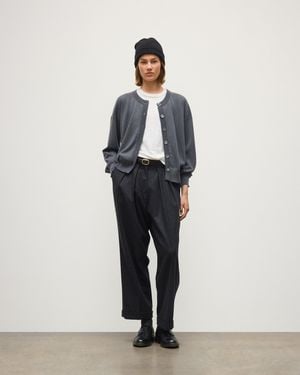 Johnstons of Elgin Jessie Cashmere Cardigan - Gray