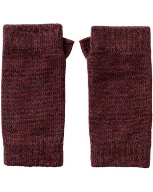 Johnstons of Elgin Cashmere Wrist Warmers - Purple