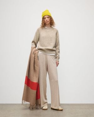 Johnstons of Elgin Ina Merino Trousers - White