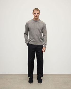 Johnstons of Elgin Donegal Cashmere Marl Jumper - Grey