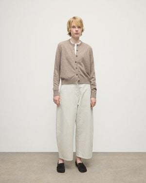 Johnstons of Elgin Classic Cashmere Cardigan - White
