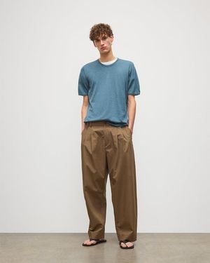 Johnstons of Elgin Boyd Superfine Cashmere T-Shirt - Blue