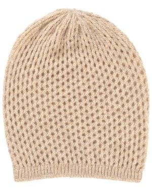 Johnstons of Elgin Natural Cashmere Crochet Beanie