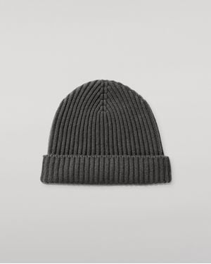 Johnstons of Elgin Lovat Mid Cashmere Hat - Black