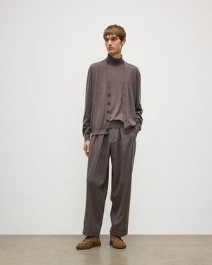Johnstons of Elgin Forsyth Superfine Cashmere Cardigan - Grey