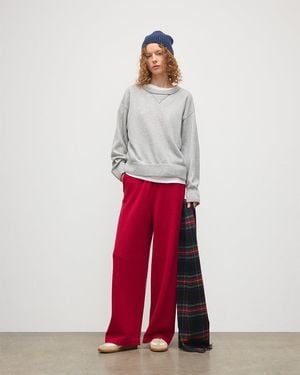 Johnstons of Elgin Coll Cashmere Trouser - White