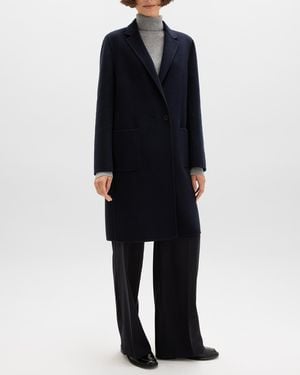 Johnstons of Elgin Cashmere Coat - Blue