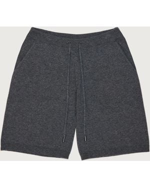 Johnstons of Elgin Cashmere Seamless Shorts - Gray