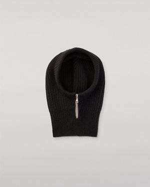 Johnstons of Elgin Nevis Cashmere Hood - Black