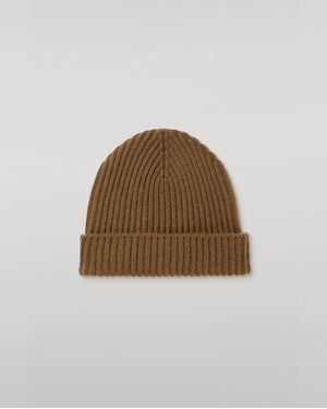 Johnstons of Elgin Lovat Cashmere Hat - Brown