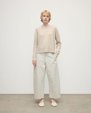 Johnstons of Elgin Donegal Cashmere Sweater - White