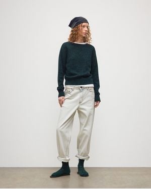 Johnstons of Elgin Cairn Donegal Cashmere Jumper - White