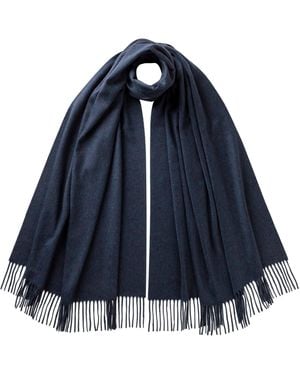 Johnstons of Elgin Cashmere Stole - Blue